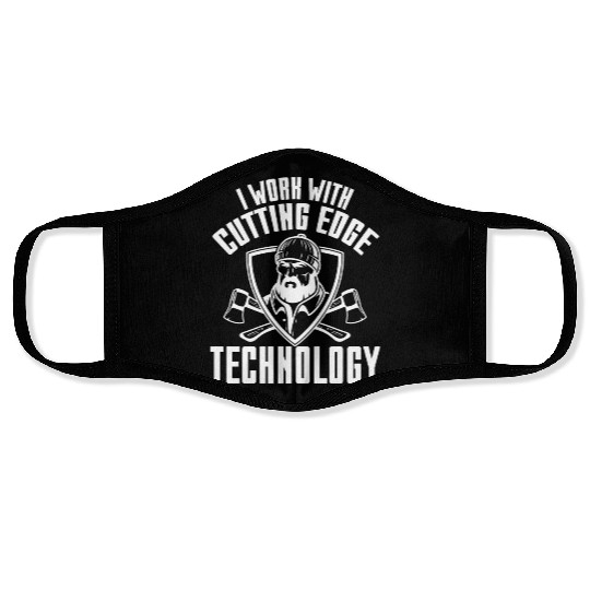 I Work With Cutting Edge Technology Face Masks