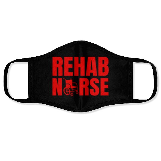 Rehab Nurse Physical Therapy Team Face Masks