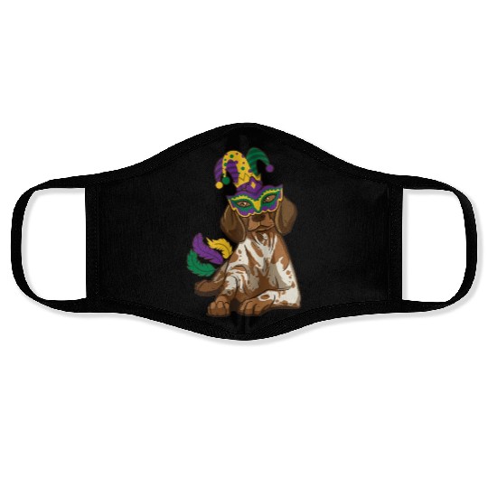 Doggy Mardi Gras Jester Mask Costume Cute Animal Face Masks