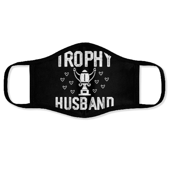 Trophy Husband Face Masks Funny Face Masks