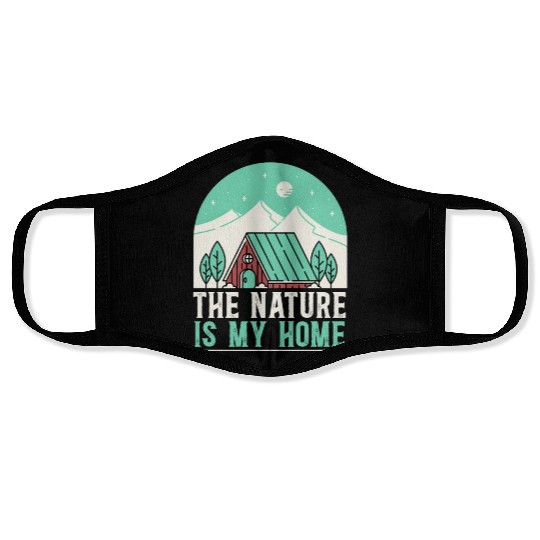 Cottagecore Mushroom Aesthetic Nature Conservation Face Masks