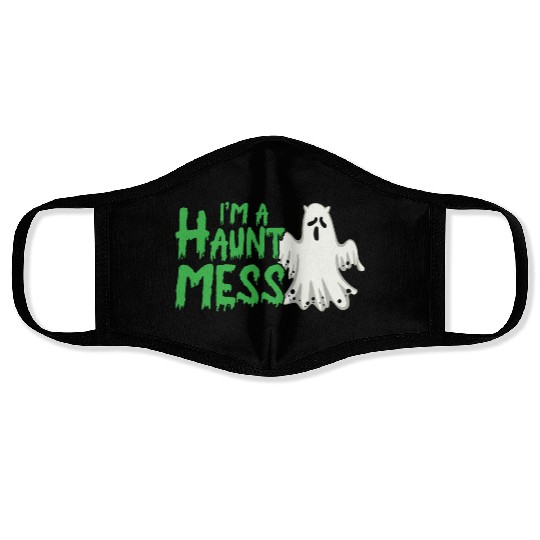 Halloween Paranormal Ghost Hunters Horror Fans Face Masks