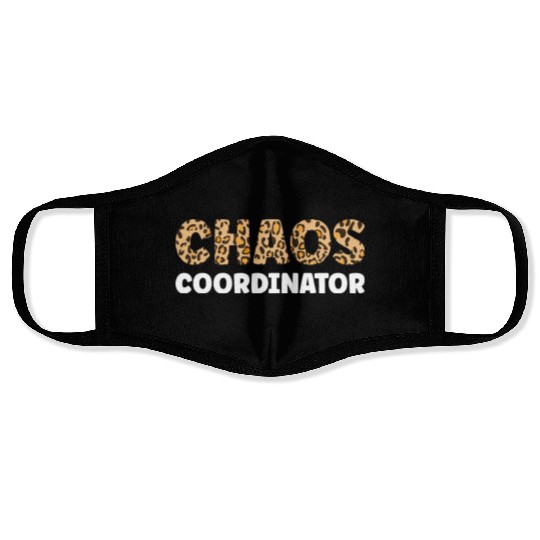 Chaos Coordinator Face Masks