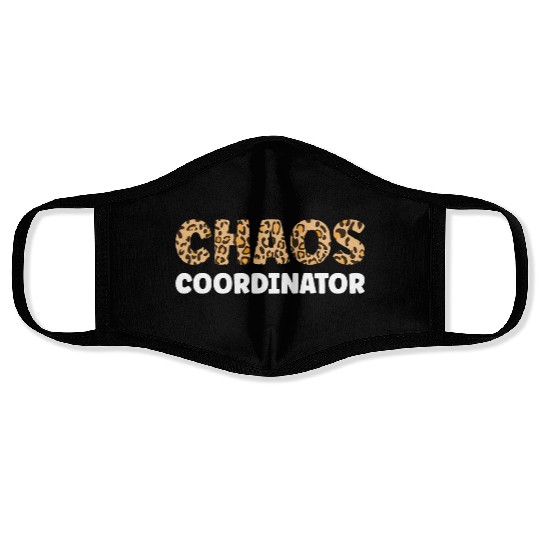 Chaos Coordinator Face Masks