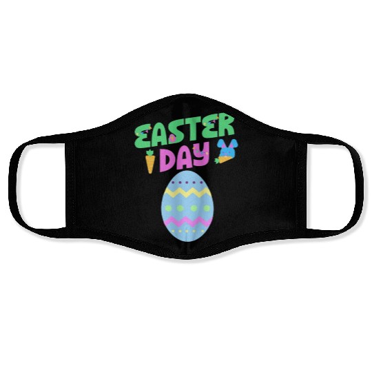 Happy Easter Celebration Face Masks