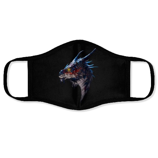 Fierce Dragon Head Face Masks