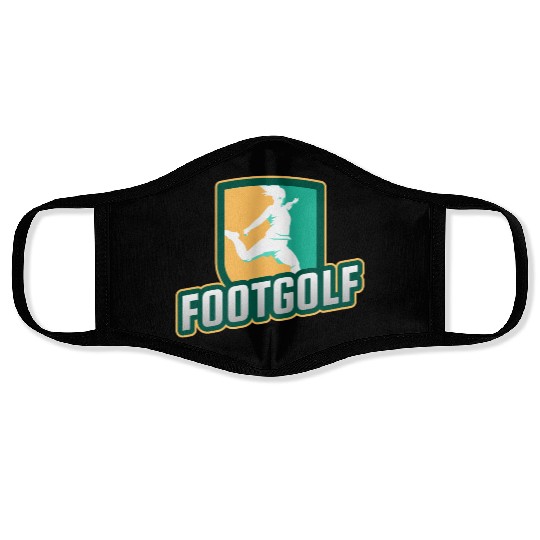 Footgolf Ball Sports Player Face Masks