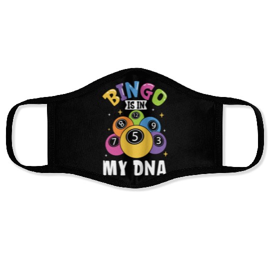 Bingo Card Game Grandma Bingo Player Bingo Cards Face Masks