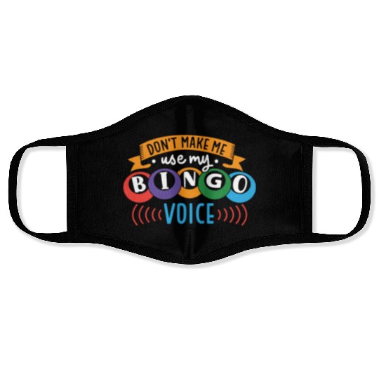 Bingo Card Game Grandma Bingo Player Bingo Cards Face Masks