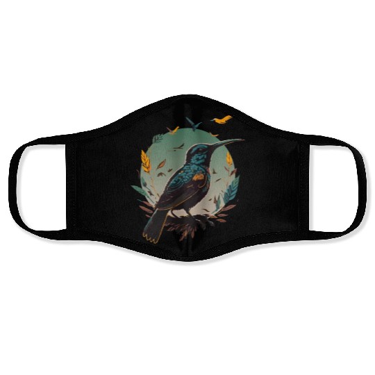 Nature Lovers - Charming Hummingbird Face Masks