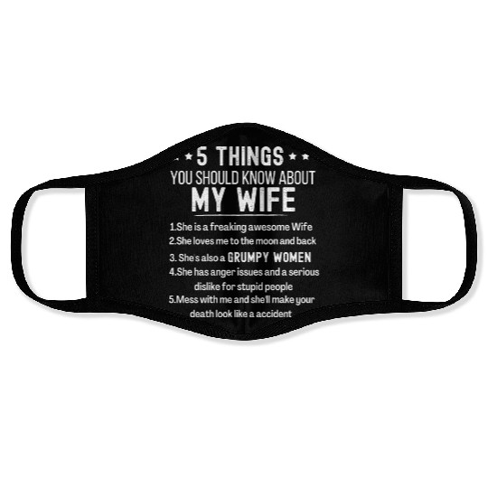 5 Things You Should Know About My Wife Face Masks