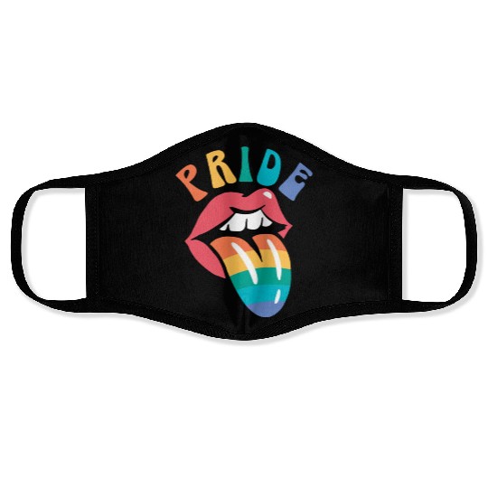 Gay Rights Rainbow Pride Month LGBTQ Gay Pride Face Masks