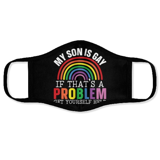 Gay Rights Rainbow Pride Month LGBTQ Gay Pride Face Masks