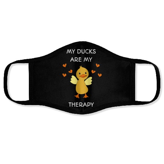 Funny Duck Lover Cute Animal Face Masks