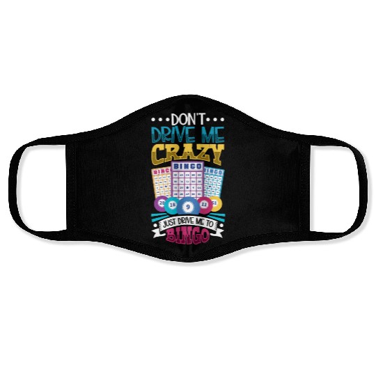 Bingo Card Game Grandma Bingo Player Bingo Cards Face Masks