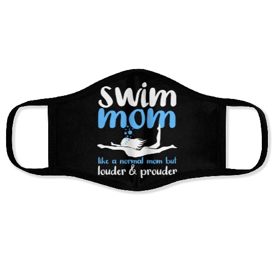 Swimming Swim Mom Face Masks