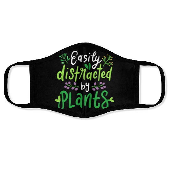 Plants Flowers Gardener Gardening Garden Face Masks