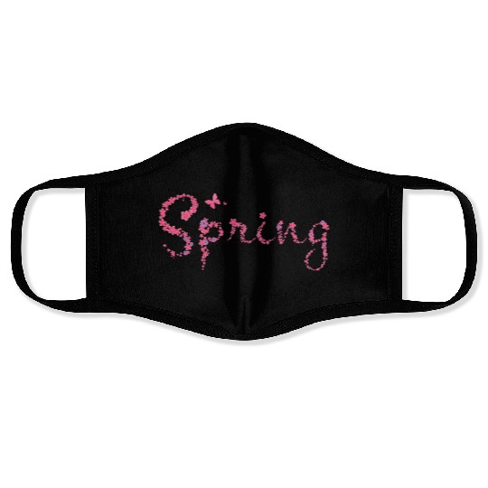 Spring Blooming Flowers Face Masks