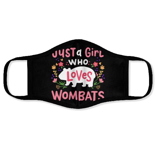 Wombat Australian Wombat Lover Face Masks