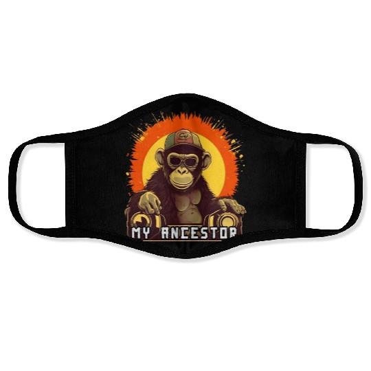 My Ancestor Monkey Cool DJ Ape Face Masks