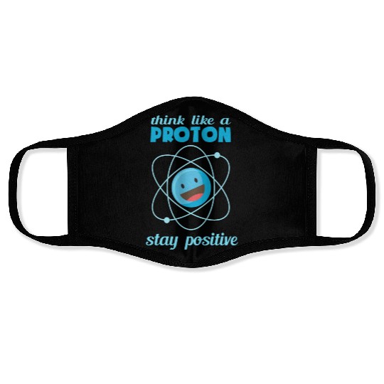 Proton Positive Atom Physics Science Scientist Face Masks