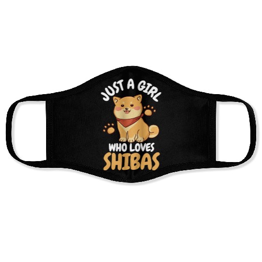 Shiba Inu Dog Lover Kawaii Face Masks