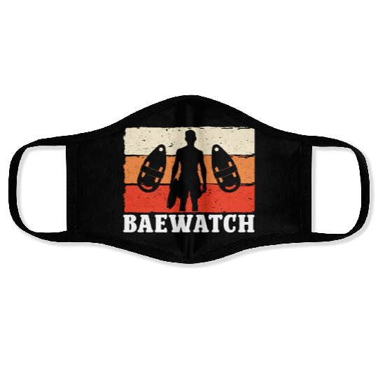 Lifeguard baewatch swimming pool guard sea rescuer Face Masks