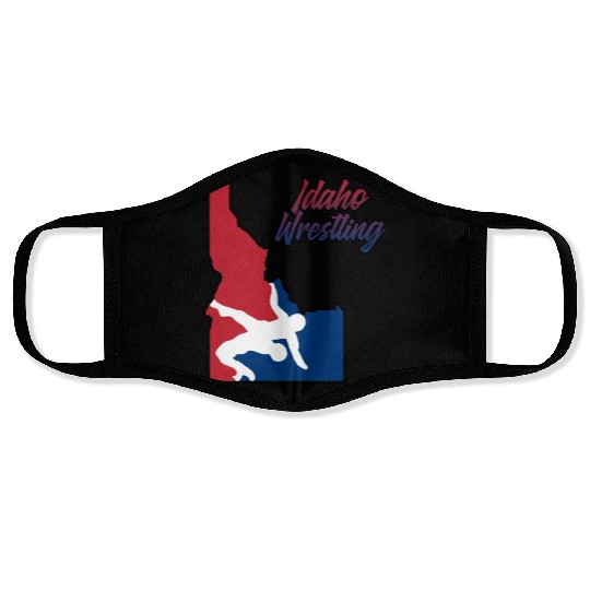 Idaho Wrestling (USA Colors) Face Masks