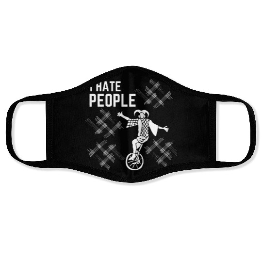 I Hate People Face Masks