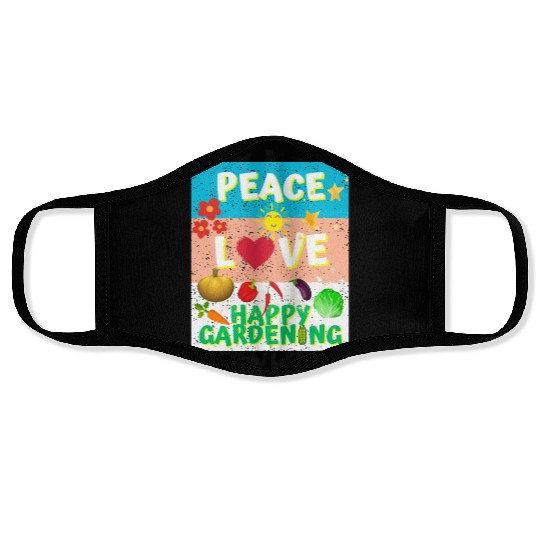 Happy Gardening Face Masks design for him gift idea