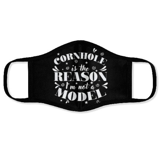 Cornhole is the Reason I'm not a Model Game Face Masks