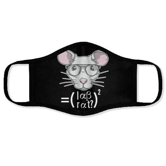 Lab Rat Science Chemistry Professor Laboratory Face Masks