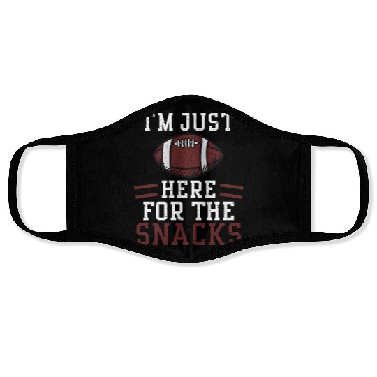 I'm Just Here For The Snacks Face Masks