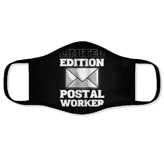 Funny Limited Edition Postal Worker Post Office Face Masks