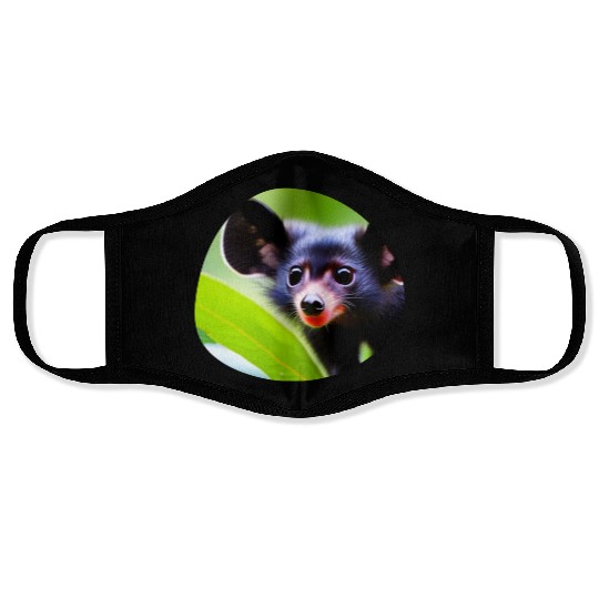 Cute Aye-Aye Lemur Face Masks