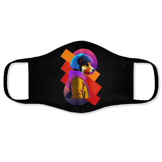 Retro Chic Meets Punk Edge: The Schnauzer Style Face Masks