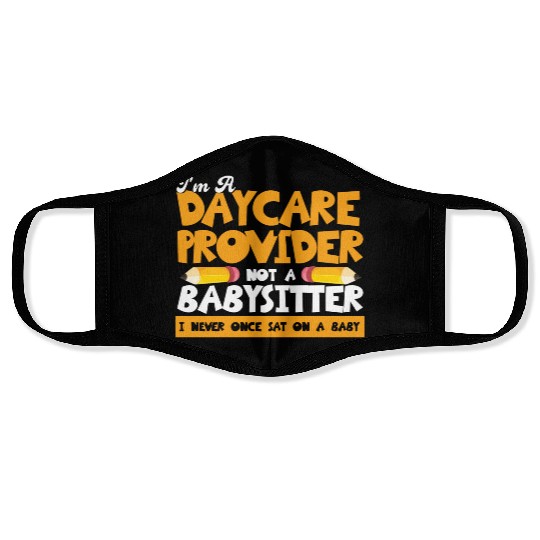 Daycare Teacher Child Care Daycare Provider Face Masks