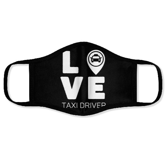 Love Taxi Driver Face Masks