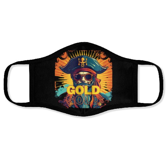 Hunt for Gold with Fierce Pirate Face Masks