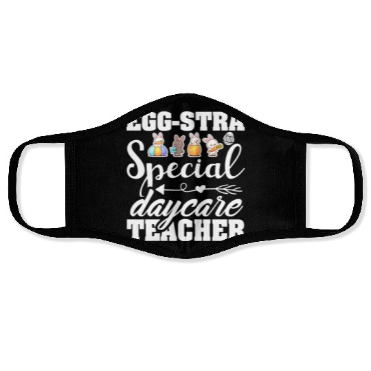 Egg Stra Special Daycare Teacher Easter Face Masks
