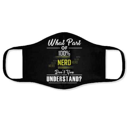 Funny Programmer Developer Computer Science 100 Face Masks