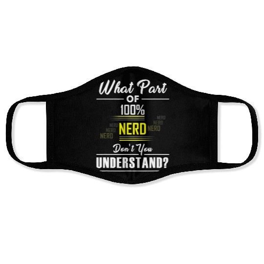 Funny Programmer Developer Computer Science 100 Face Masks