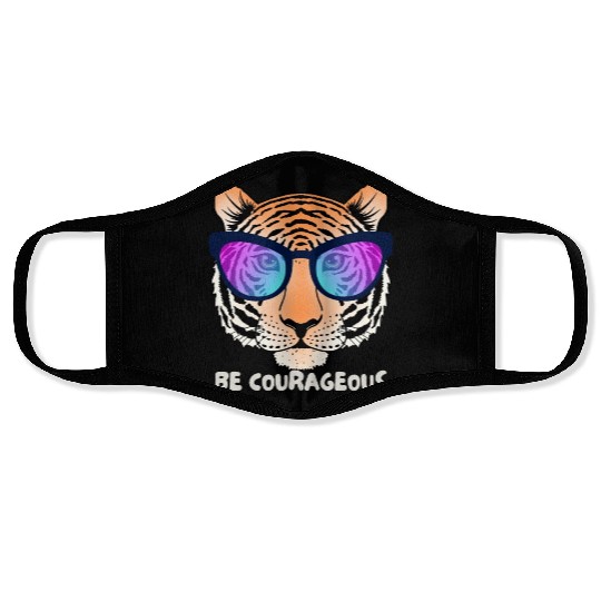 Be Courageous like a Lion Face Masks