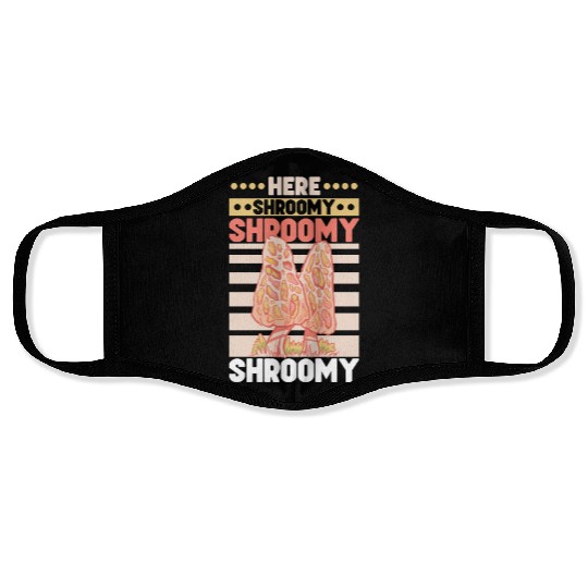 Morels Mushroom Picker Mushroom Farmer Mushroom Face Masks