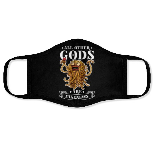 Atheist Atheism Flying Spaghetti Pastafarianism Face Masks