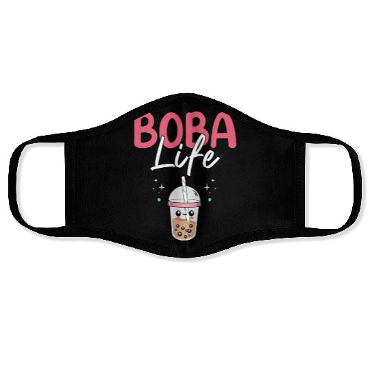 Boba Life Bubble Tea Lover Boba Tea Drinker Korean Face Masks
