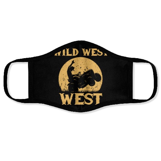 Wild Wild West Lawn Mower Outfit Face Masks