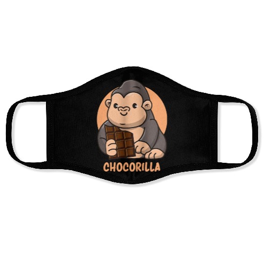 Chocorilla Gorilla Sweet Tooth Candie Lover Face Masks