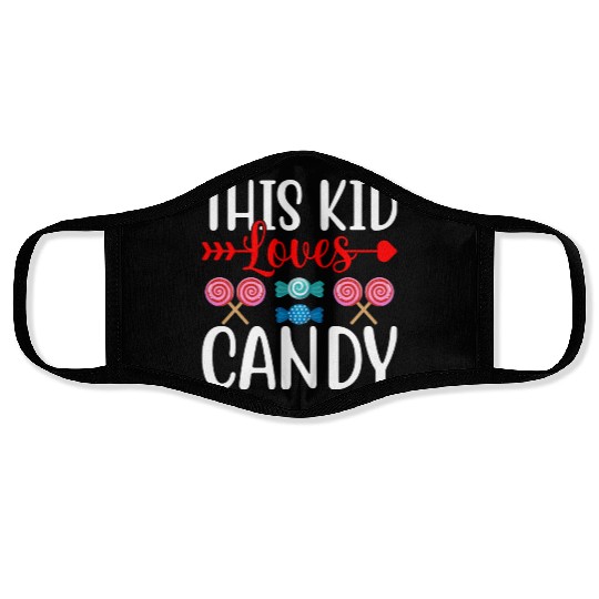 This Kid Loves Candy 1 Face Masks