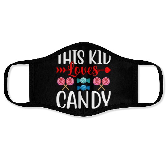 This Kid Loves Candy 1 Face Masks